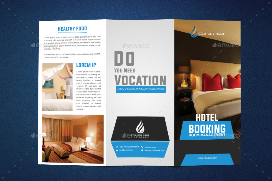 Hotel Tri Fold Brochure Design By Graphicsdesignstudio | GraphicRiver